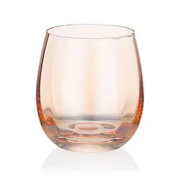 ARDESTO Набір склянок низьких Black Mars Amber 480мл, 2шт, скло, золотистий - мініатюра 3