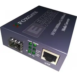 Медіаконвертер FoxGate 10/100/1000Base-T RJ45 to 1000Base-SX/LX SFP slot (EC-SFP1000-FE/GE) - мініатюра 2