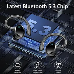Bluetooth-навушники Rulefiss Q38 із захистом IP7 та автономністю до 48 годин - мініатюра 6