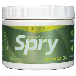 Жувальні гумки з ксилітом Spry натуральні із зеленим чаєм 100 шт. (70059600015) - мініатюра 1