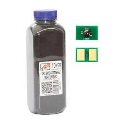 Тонер OKI B412/432/MB462 250г Black +chip AHK (1401339)