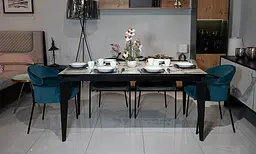 Стіл Палацо розкладний 1600/2150x900x770 білий