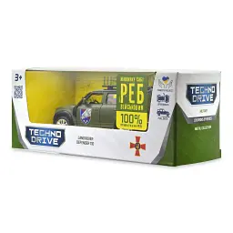 Машина TechnoDrive Автомодель серії Шеврони Героїв - Land Rover Defender 110 - 25 ОПДБр (250289M) - мініатюра 5
