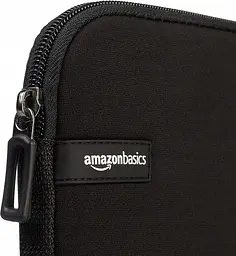 Чохол неопрену для ноутбука 17 дюймів Amazon Basics чорний - мініатюра 6