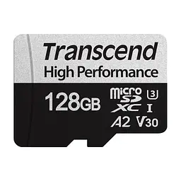 Карта памяти Transcend 128GB microSDXC class 10 UHS-I U3 A2 340S (TS128GUSD340S)