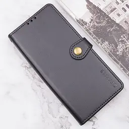Шкіряний чохол-книжка GETMAN Gallant (PU) для Samsung Galaxy A52 4G / A52 5G / A52s Чорний - мініатюра 7
