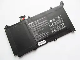 Акумулятор для ноутбука Asus VivoBook S551 B31N1336, 4110 mAh (48Wh), 3cell, 11.1V, Li-Po, чорний - мініатюра 2