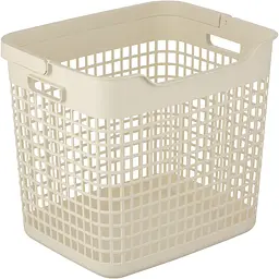 Кошик для білизни Ardesto пластик PP 38x29.5x33 см 26 л бежевий (ARHC2402BG) - мініатюра 3