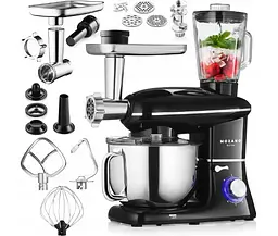Кухонний комбайн Mozano планетарний Kitchen Assistant 6 в 1 3200 Вт чаша 6.2 л - мініатюра 2