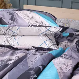 Комплект постільної білизни Mirson 17-0853 Graphitea Бязь 160х220 см - мініатюра 2