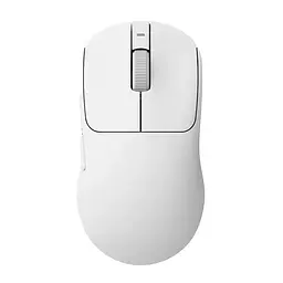 Ігрова бездротова мишка SEJISHI AJ199 MAX / Сенсор PAW 3395 / Три режими підключення / 26000 DPI / White