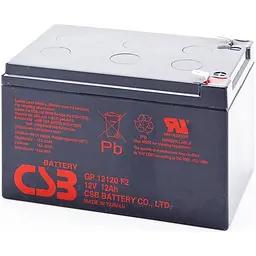 Акумулятор CSB AGM 12V (12V/12Ah/144Wh) (GP12120) [112281] - мініатюра 2