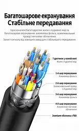 Відеокабель UGREEN DP117 Mini DisplayPort - DisplayPort 1.4 8K 60 Гц 1,5 м чорний (80663) - мініатюра 6