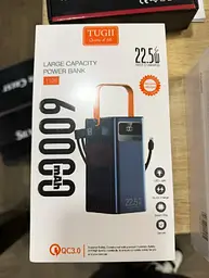 Повербанк WUW-TUGII Y106 Powerbank портативний акумулятор швидка зарядка 60 000 mAh LED-індикація Чорний - мініатюра 7