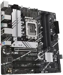 Материнська плата LGA1700, Asus PRIME B760M-A D4-CSM, B760, 4xDDR4, Int.Video(CPU), 4xSATA3, 2xM.2, 3xPCI-E 16x 4.0, Realtek 7.1, Realtek 2.5Gb, 5xUSB3.2/7xUSB2.0, HDMI/DP, MicroATX - мініатюра 3