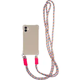 Чохол Epik TPU CrossBody with straps для Apple iPhone 12 6.1 Antique White
