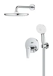 Душова система прихованого монтажу Grohe Bauedge з Tempesta 250 25290000, Хром - мініатюра 3