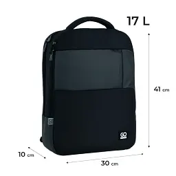 Рюкзак чоловічий GoPack GO25-153L Чорний
