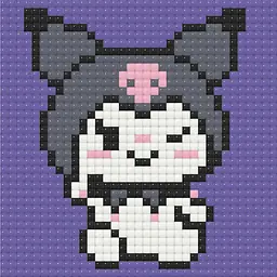 Алмазна мозаїка міні Куромі Kuromi 10х10 см