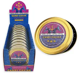 Цукерки Candy Caviar Black Raspberry Tin 42г - мініатюра 5