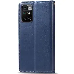 Шкіряний чохол-книжка GETMAN Gallant (PU) для Xiaomi Redmi 10 Синій - мініатюра 2