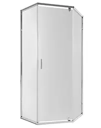Душова кабіна Qtap Scorpio CRM10115-AC6, п'ятикутна, скло 6 мм Clear без піддону SCOCRM10115AC6