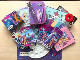 Подарунковий набір шкільних канцтоварів Little Pony (27 предметів)