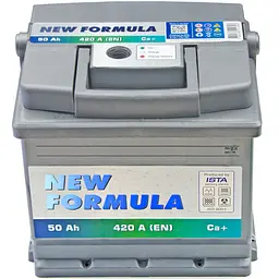 Акумулятор автомобільний NEW FORMULA 50Ah (+/-) 420EN (5502202210) - мініатюра 2