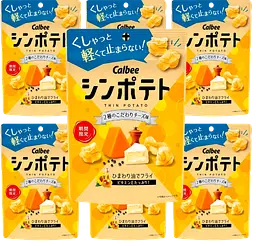 Чіпси Calbee 2 Types of Cheese Flavor 42 г - мініатюра 5
