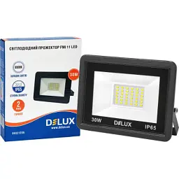 Прожектор Delux FMI 11 LED 30 Вт 6500K IP65 (90021206) - мініатюра 2