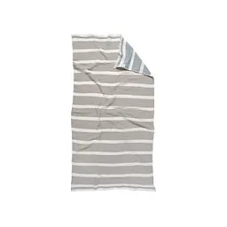 Рушник Lotus Home - Milana muslin beige-lead blue 80x160