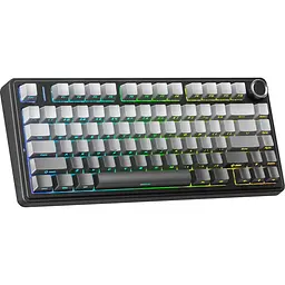 Клавіатура Aula F75 Gasket Reaper Switch Hot-Swap RGB Black/Gray (6948391209913) [161707] - мініатюра 2