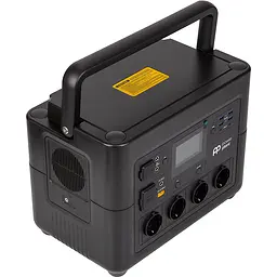 Зарядна станція PowerPlant HS1000 1800W пік до 2100 W (емкостю 1024WH) - мініатюра 3