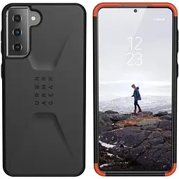 Оригінальний протиударний чохол UAG Civilian Samsung Galaxy S21 (6.2") Black 21281D114040 - мініатюра 9