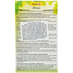 Ласощі Gimbi Drops для гризунів, дропси з буряком, 50 г - мініатюра 2