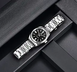 Наручний годинник Benyar Automatic 10 BAR Сріблястий (2783) - мініатюра 8