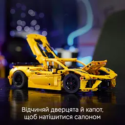Конструктор LEGO Technic Chevrolet Corvette Stingray 732 деталі (42205) - мініатюра 13