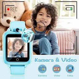 Дитячий смарт-годинник Awatty Smartwatch Children чорний - мініатюра 7