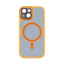 Чехол для Apple iPhone 15, Unit MagSafe SE, оранжевый, с защитой камеры, магсейф, противоударный, магнитный, панель-накладка с MagSafe, с поддержкой беспроводной зарядки, TPU+PC, защита всего корпуса, ударопрочный, ArmorStandart (ARM75360)