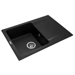Мийка кухонна GRANADO SALAMANKA black shine (gr0601) - мініатюра 2