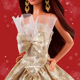 Колекційна лялька Barbie Signature Святкова брюнетка (JBH97) - мініатюра 6