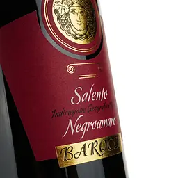 Вино Barocco Negroamaro Salento IGT, 12%, 0,75 л - мініатюра 3