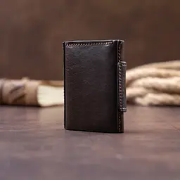 Чоловічий шкіряний гаманець GRANDE PELLE 7,5х10х2,5 см acs0015039 - мініатюра 8