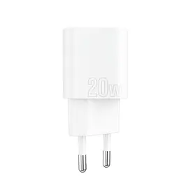 Зарядний пристрій адаптер Proove Silicone Power Plus 20 W (Type-C + USB) біле - мініатюра 4