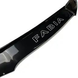 Дефлектор капота мухобійка Skoda Fabia I 2000-2007 Євро Кріплення Voron Glass - мініатюра 3