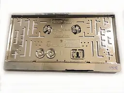 Рамка номера Американський тип 31x17,4 см Хром 1шт
