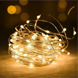 Гірлянда-роса (Copper Wire) 50 Led, 5M на мідному дроті, працює від батарейок + USB KL89635211