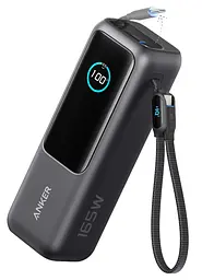 Портативний зарядний пристрій 25000 mAh 165W PD Built-In Double USB-C Cables Black Anker teh0027059