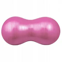 М'яч для фітнесу (арахіс) 4FIZJO Air Ball Peanut 45 x 90 см Anti-Burst Pink (P-5907739318565) - мініатюра 3