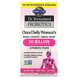 Пробіотики та пребіотики Probiotics Once Daily Women's 50 Billion 30 капсул Garden of Life vit0005080